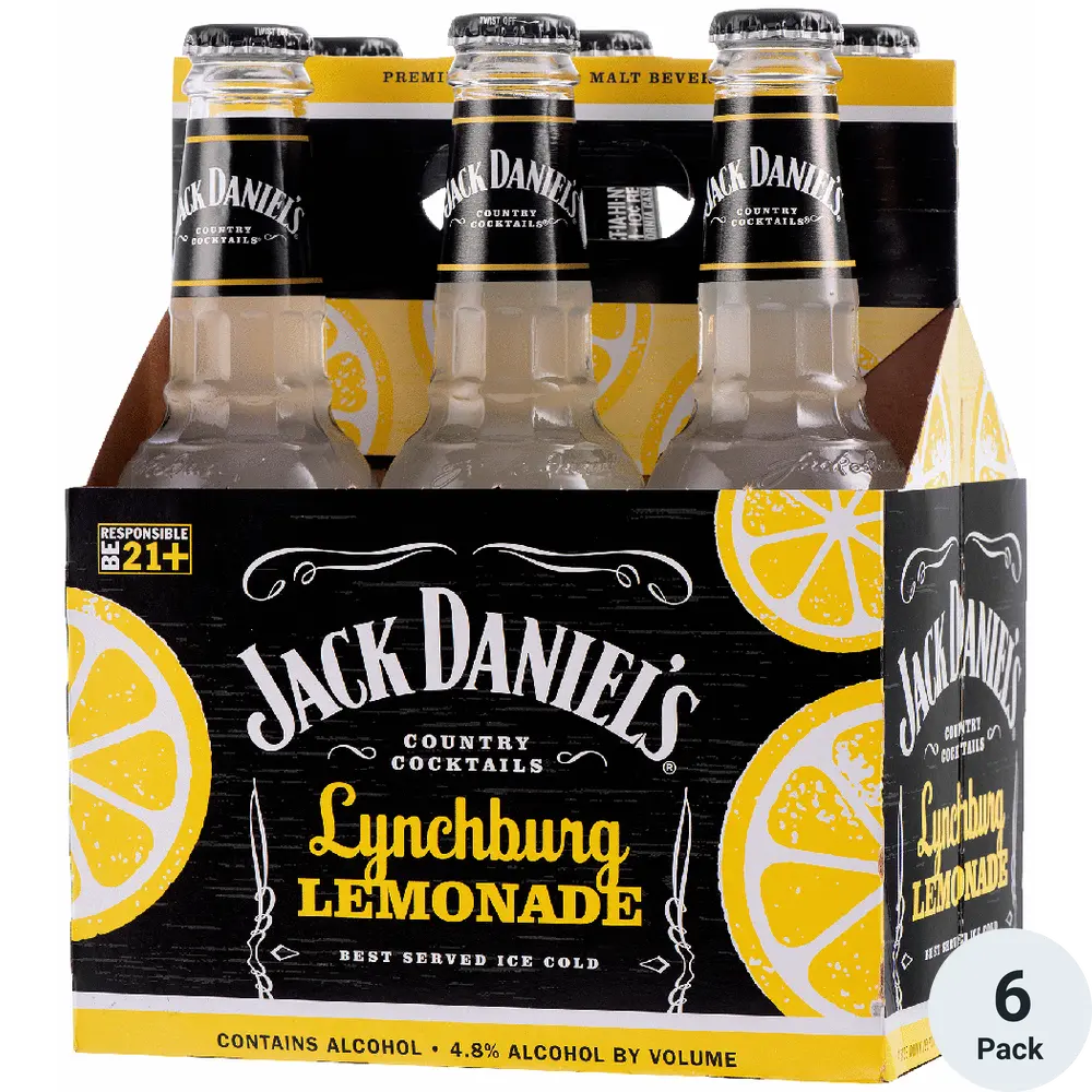 Jack Daniels Lynchburg Lemonade 6pk-10oz Btls