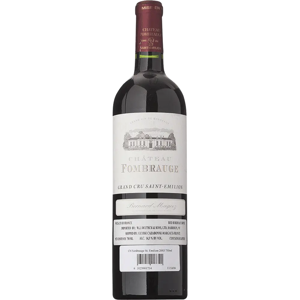 Chateau Fombrauge St. Emilion, 2017 750ml