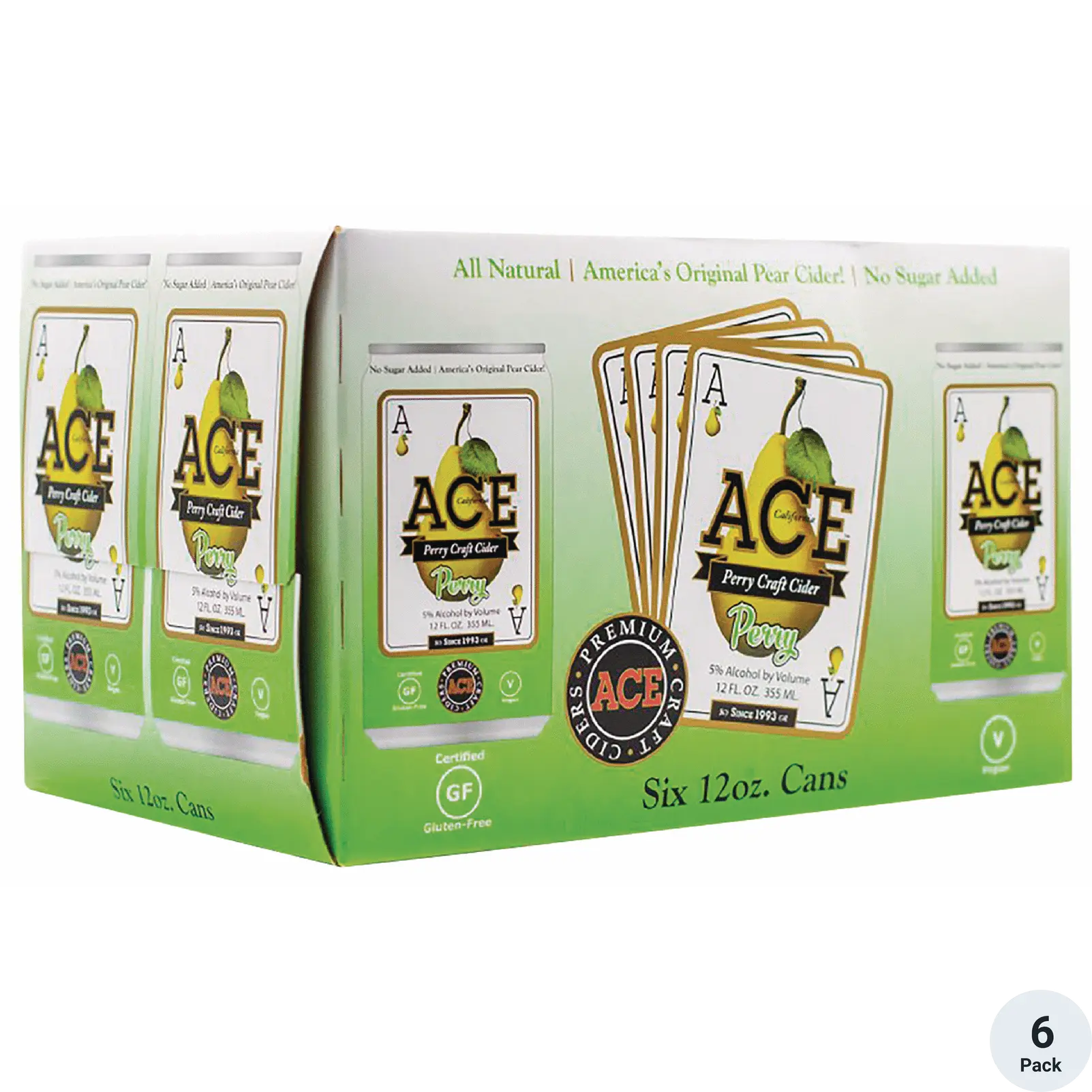 Ace Perry Cider (Pear) 6pk-12oz Cans