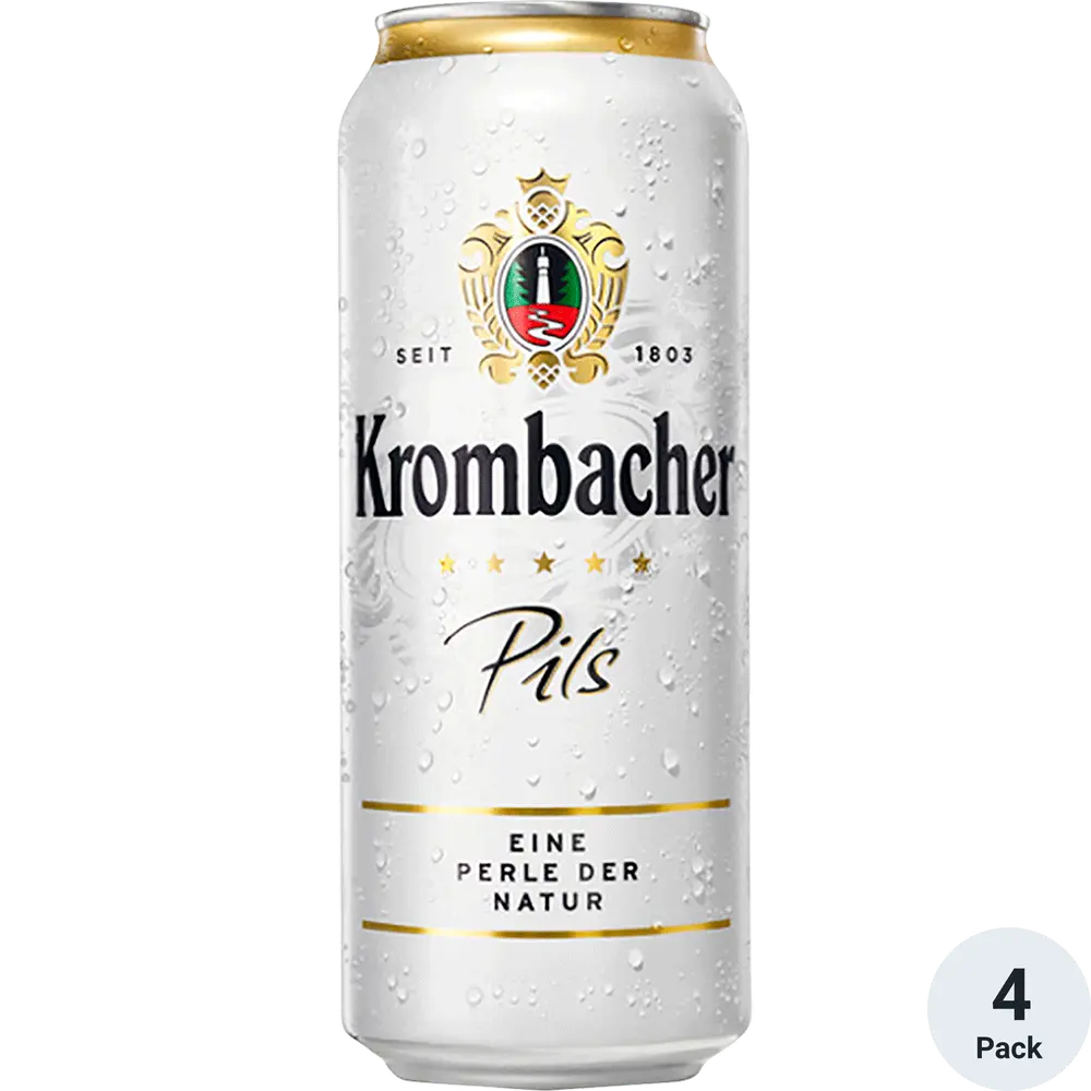 Krombacher Pils 4-16.9oz Cans