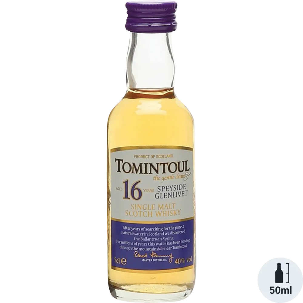 Tomintoul 16 Year Single Malt Scotch 50ml