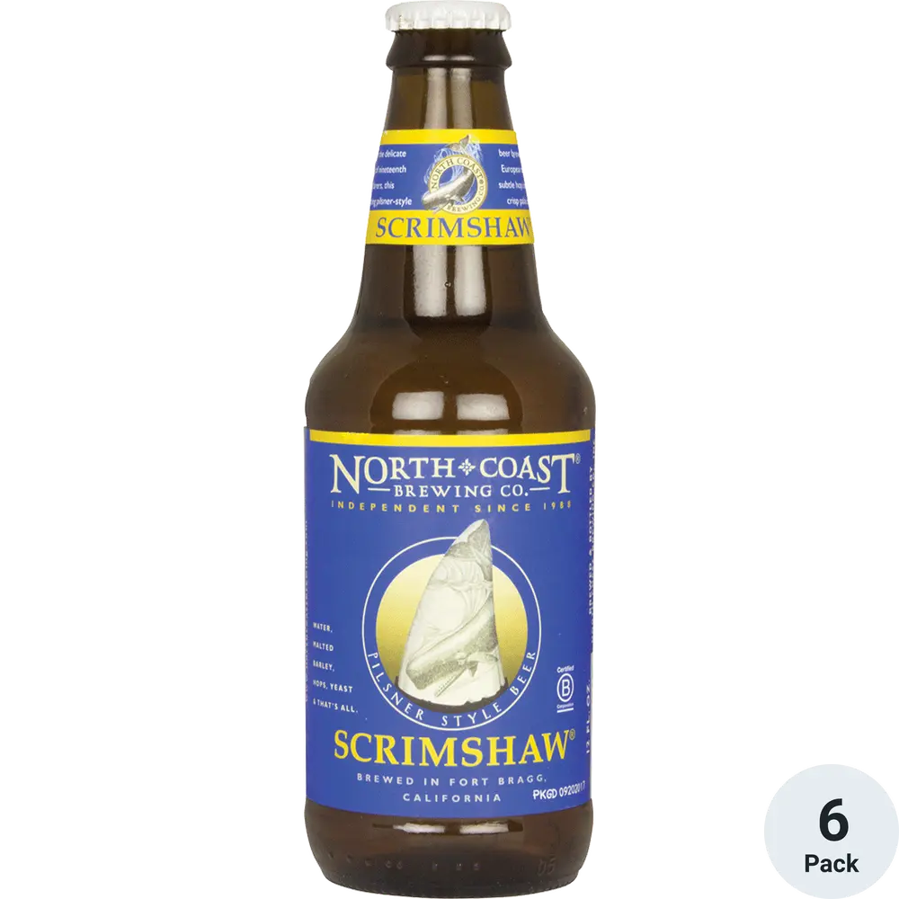 North Coast Scrimshaw Pilsner 6pk-12oz Btls