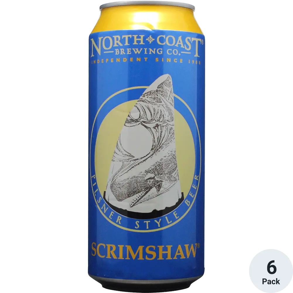 North Coast Scrimshaw Pilsner 6pk-16oz Cans