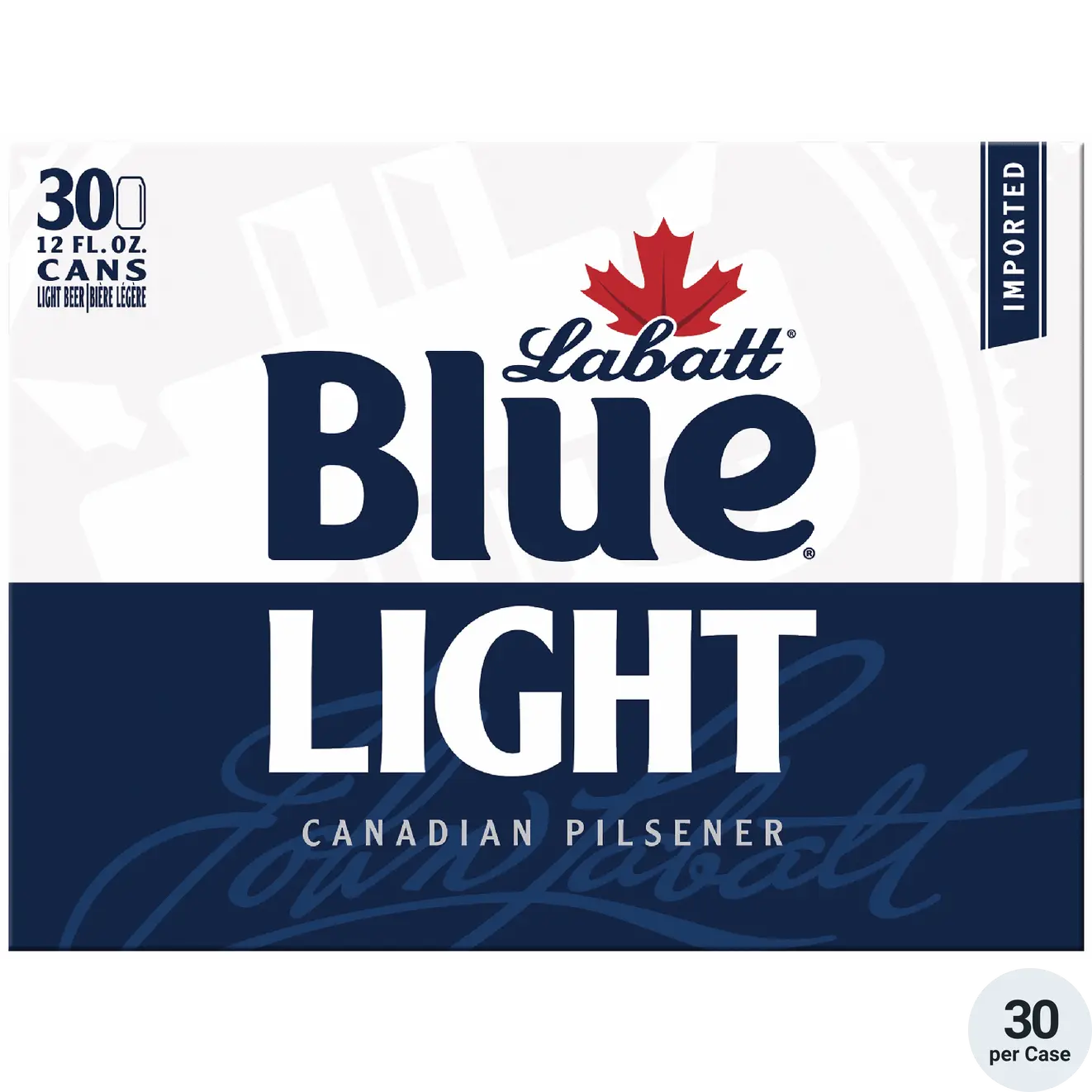 Labatt Blue Light 30-12oz Cans