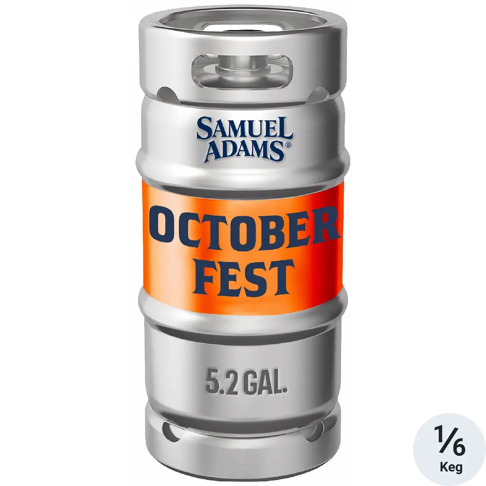 Samuel Adams Octoberfest Seasonal Beer 1/6 Keg