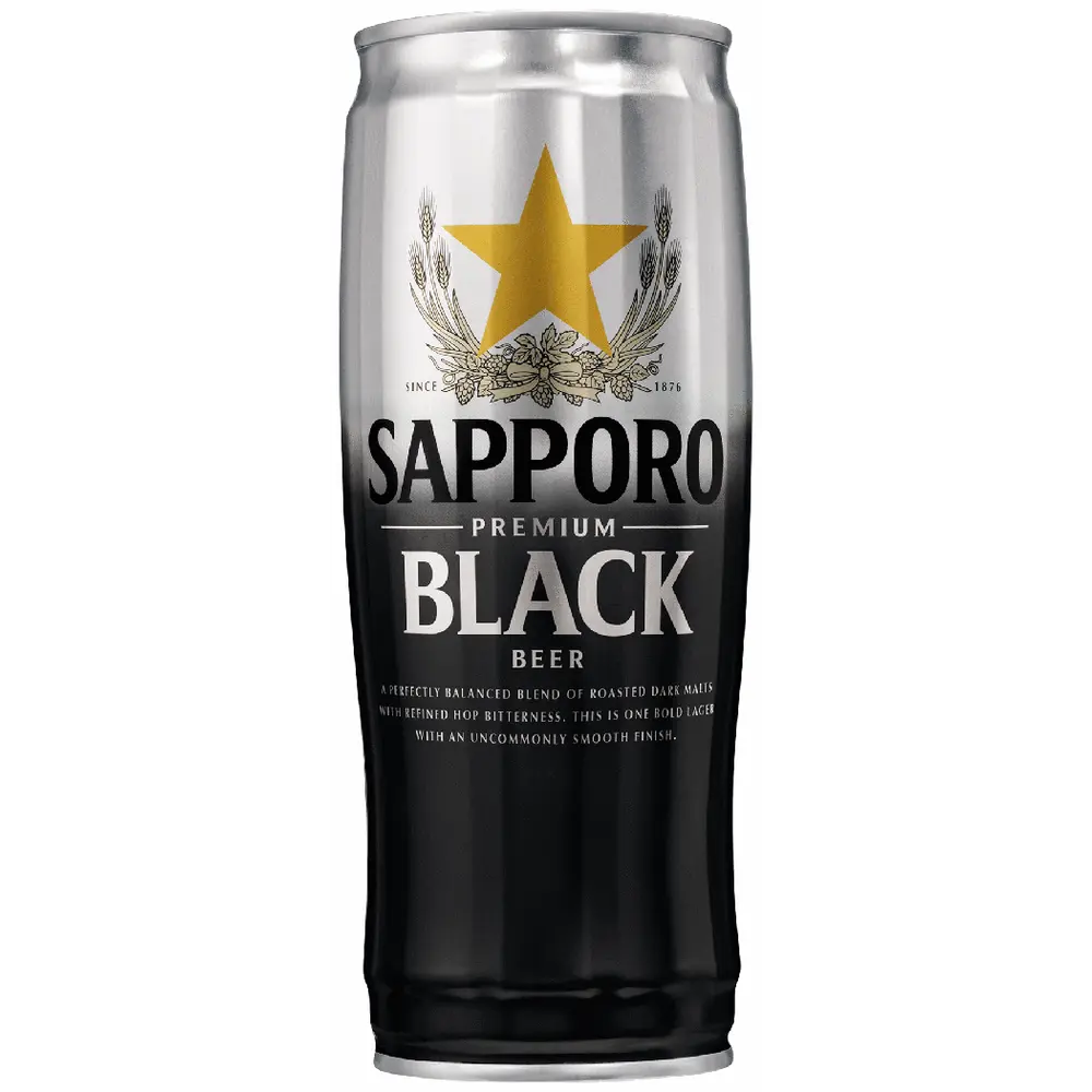 Sapporo Premium Black 22oz Can