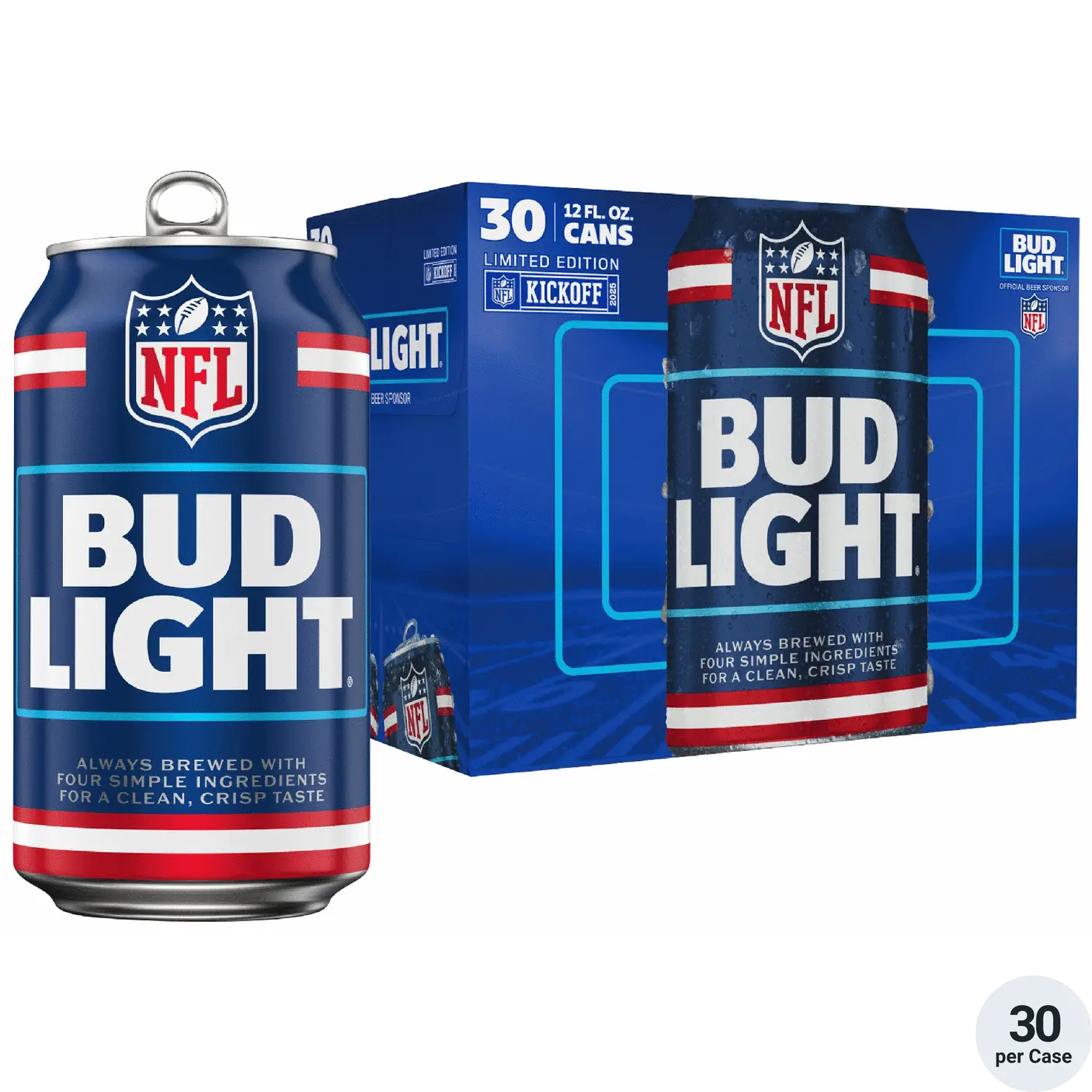 Bud Light American Lager Beer 30-12oz Cans
