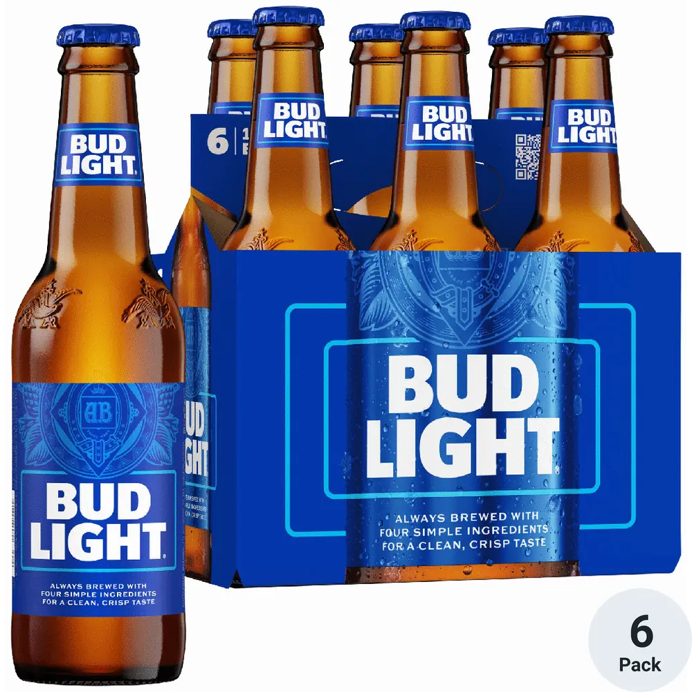 Bud Light American Lager Beer 6pk-12oz Btls