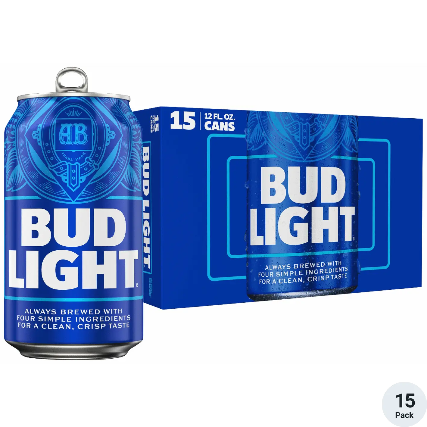 Bud Light American Lager Beer 15pk-12oz Cans
