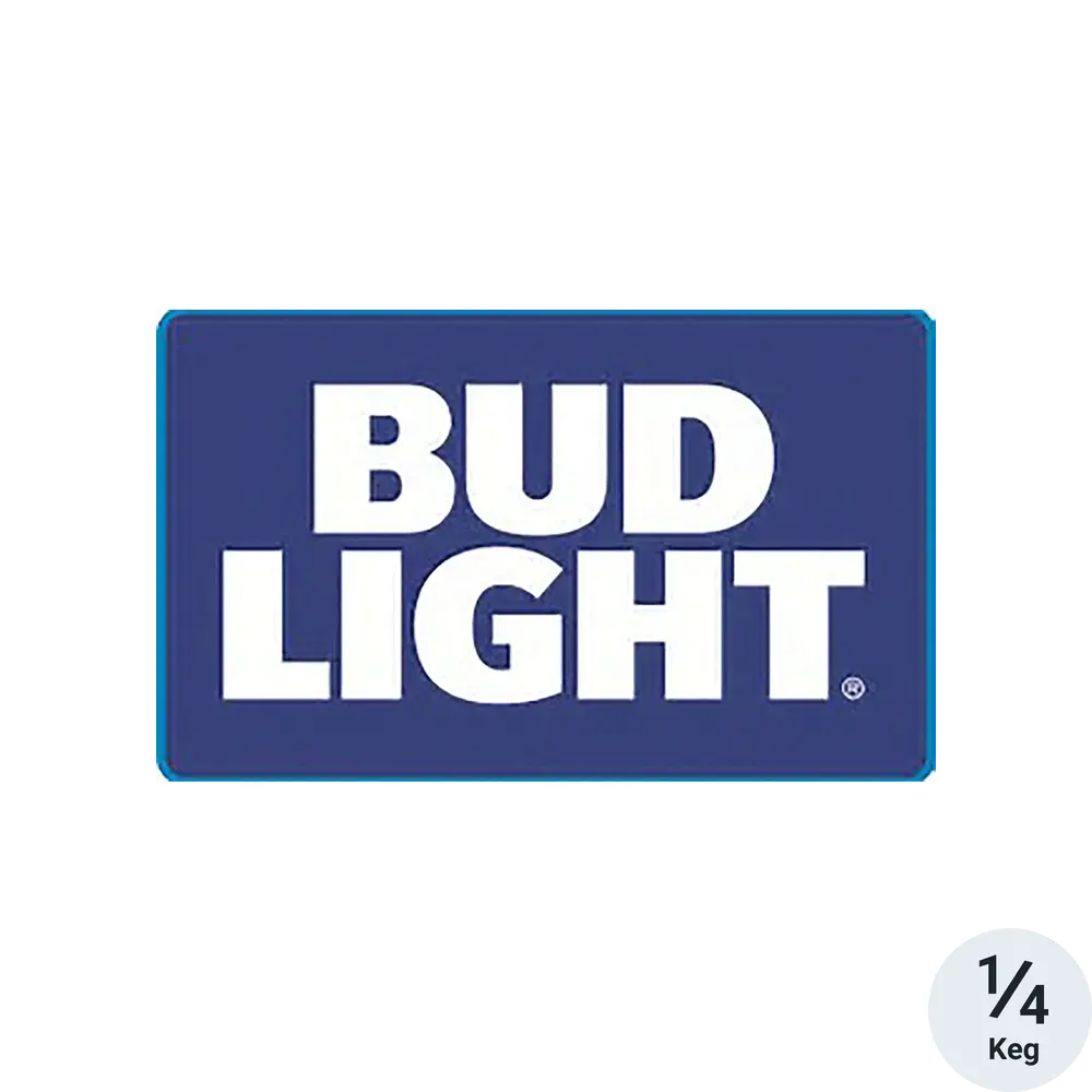 Bud Light American Lager Beer 1/4 Keg