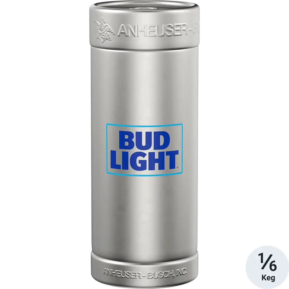 Bud Light American Lager Beer 1/6 Keg