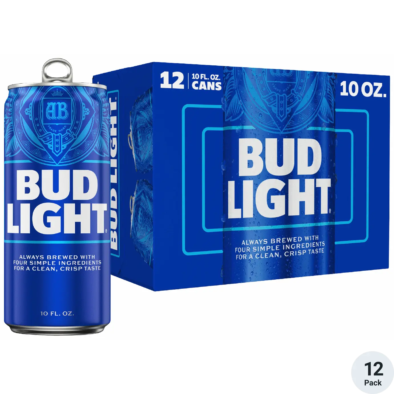 Bud Light American Lager Beer 12pk-10oz Cans