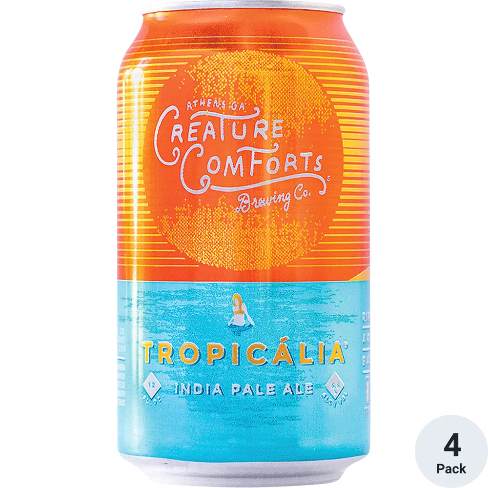 Creature Comforts Tropicalia IPA 4pk-16oz Cans