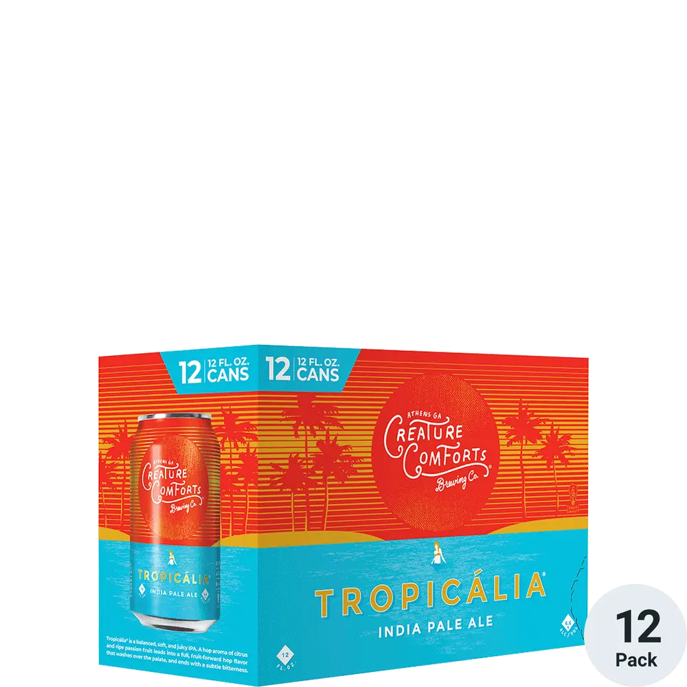 Creature Comforts Tropicalia IPA 12pk-12oz Cans