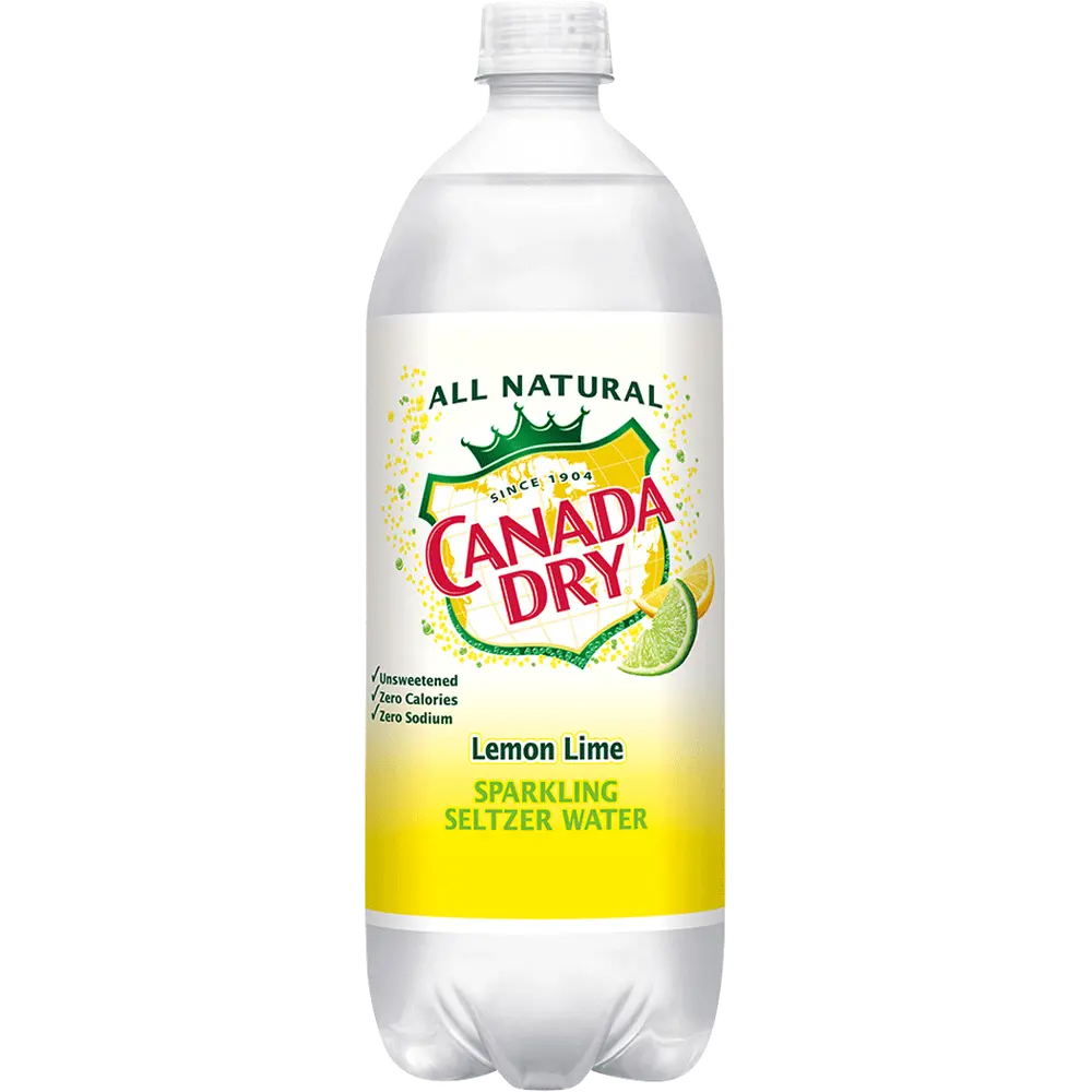 Canada Dry Lemon-Lime Seltzer Water 1L