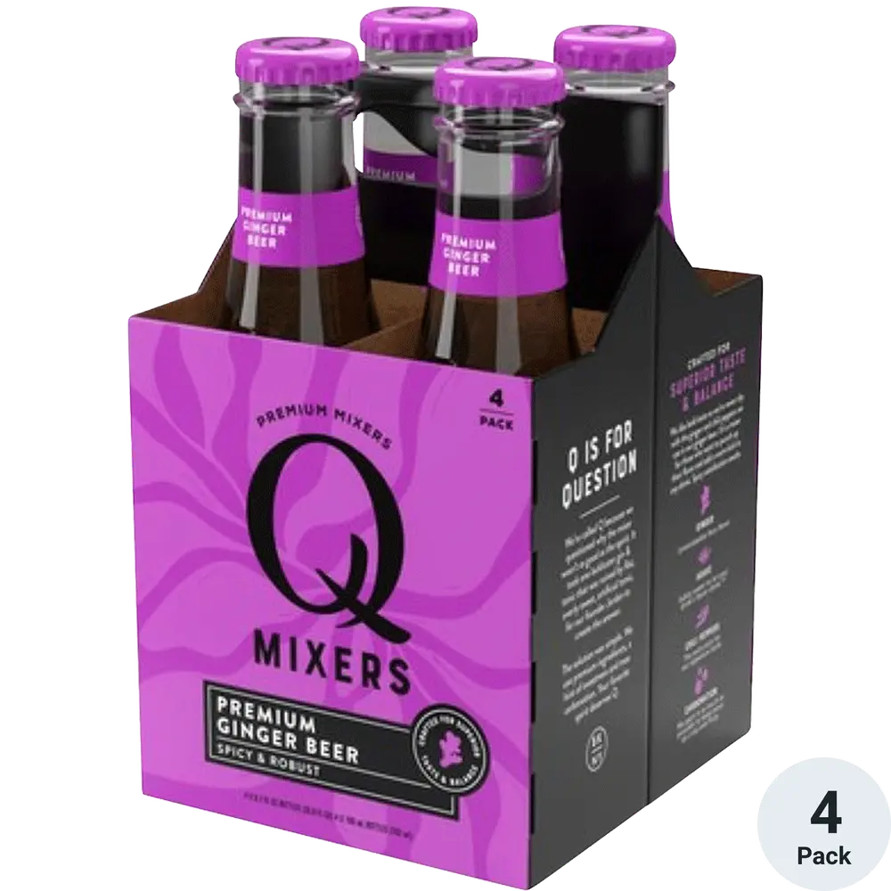 Q Ginger Beer 4-6.7oz Btl