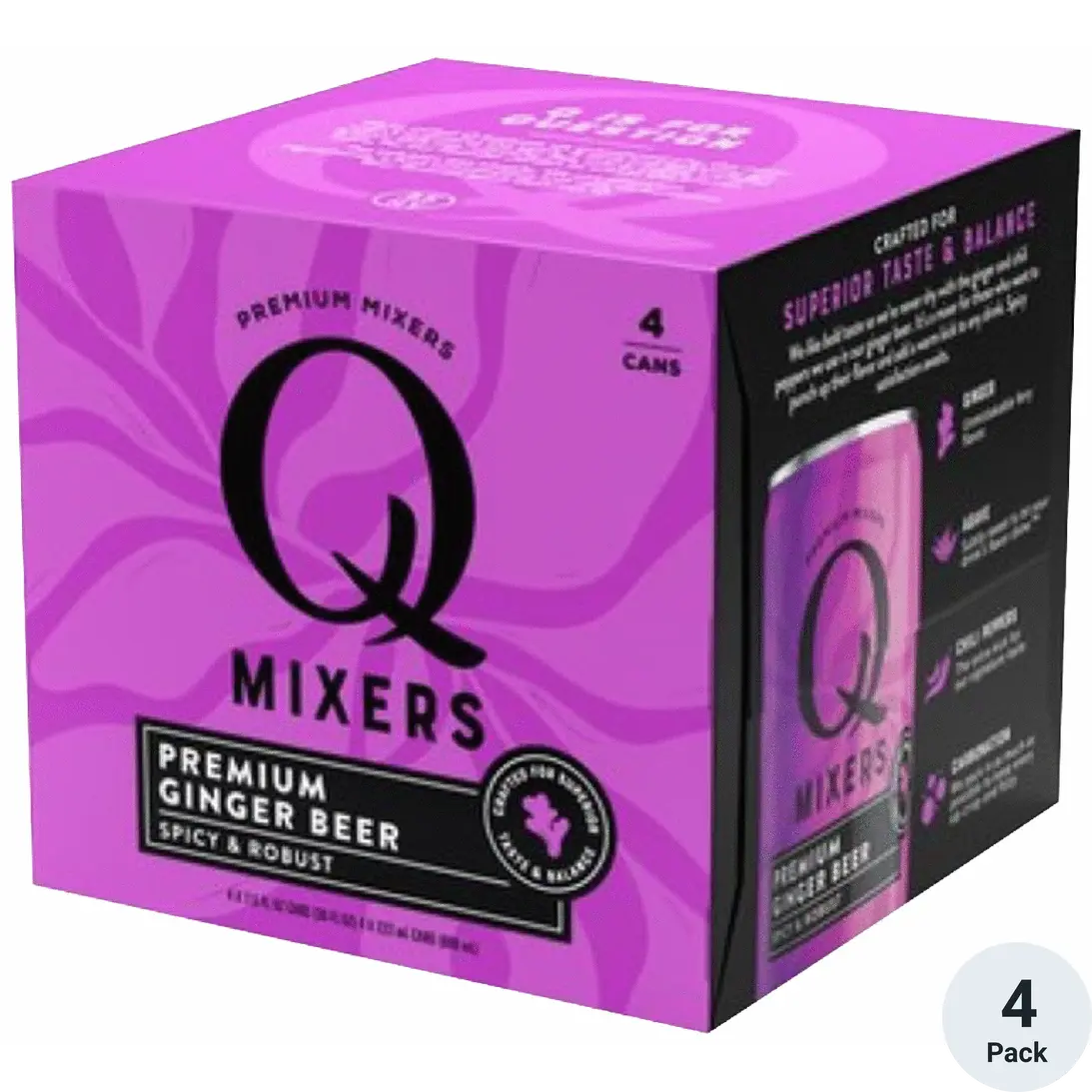 Q Ginger Beer 4-7.5ozCan