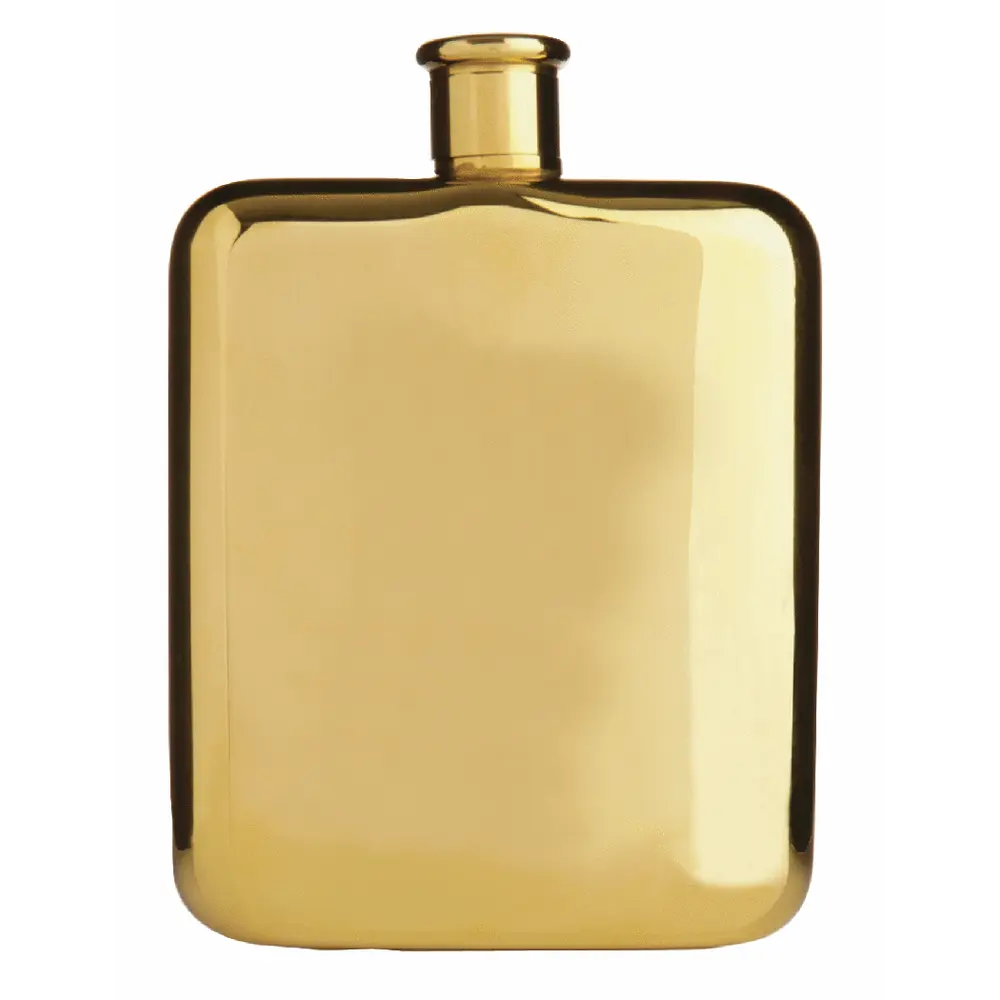 Viski Belmont Gold Flask - 6oz