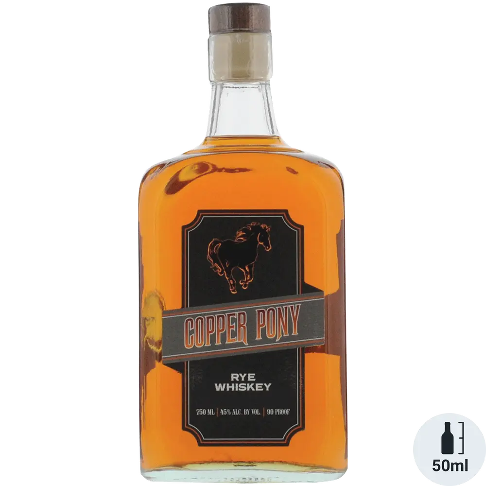 Copper Pony Rye Whiskey 50ml