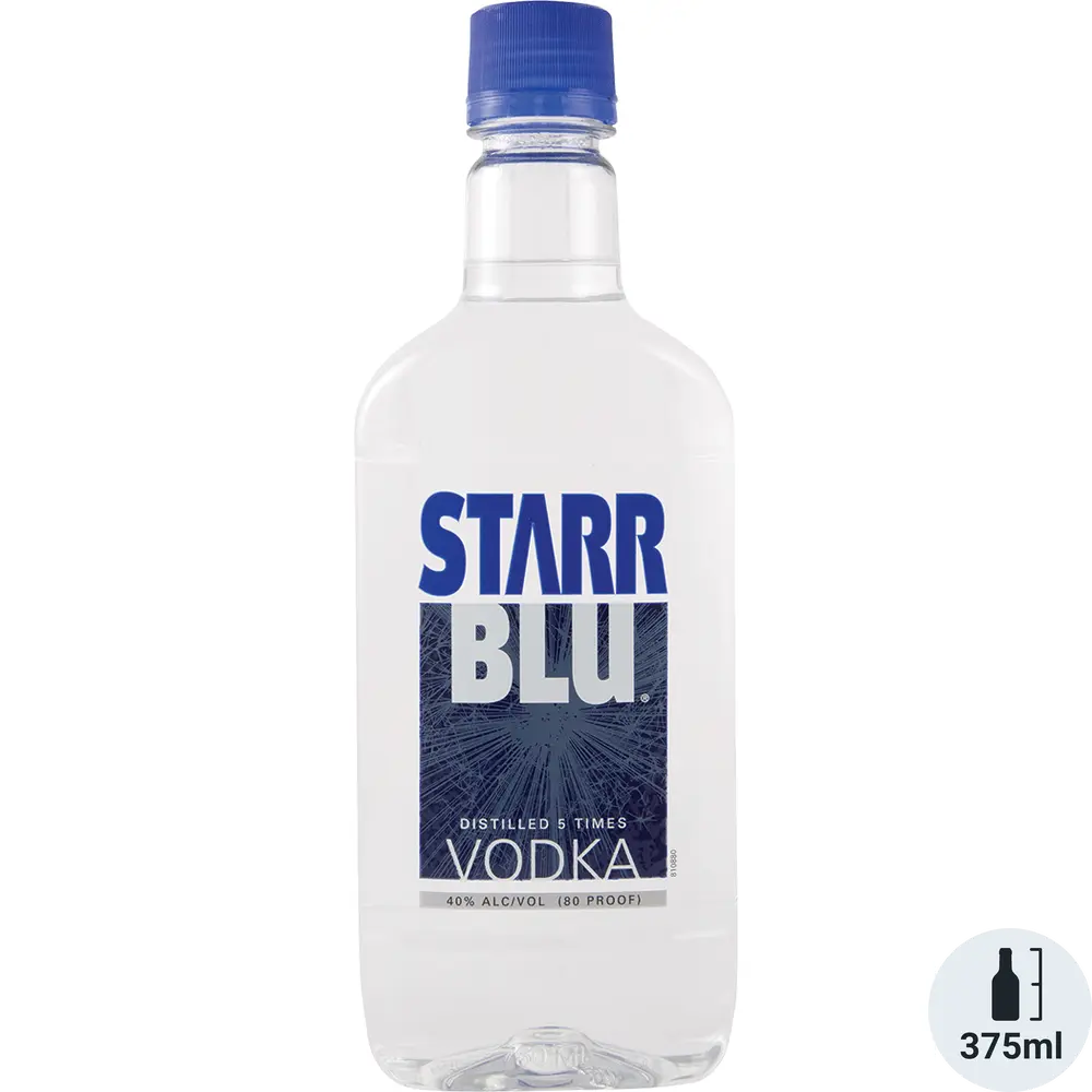Starr Blu Vodka Plastic 375ml
