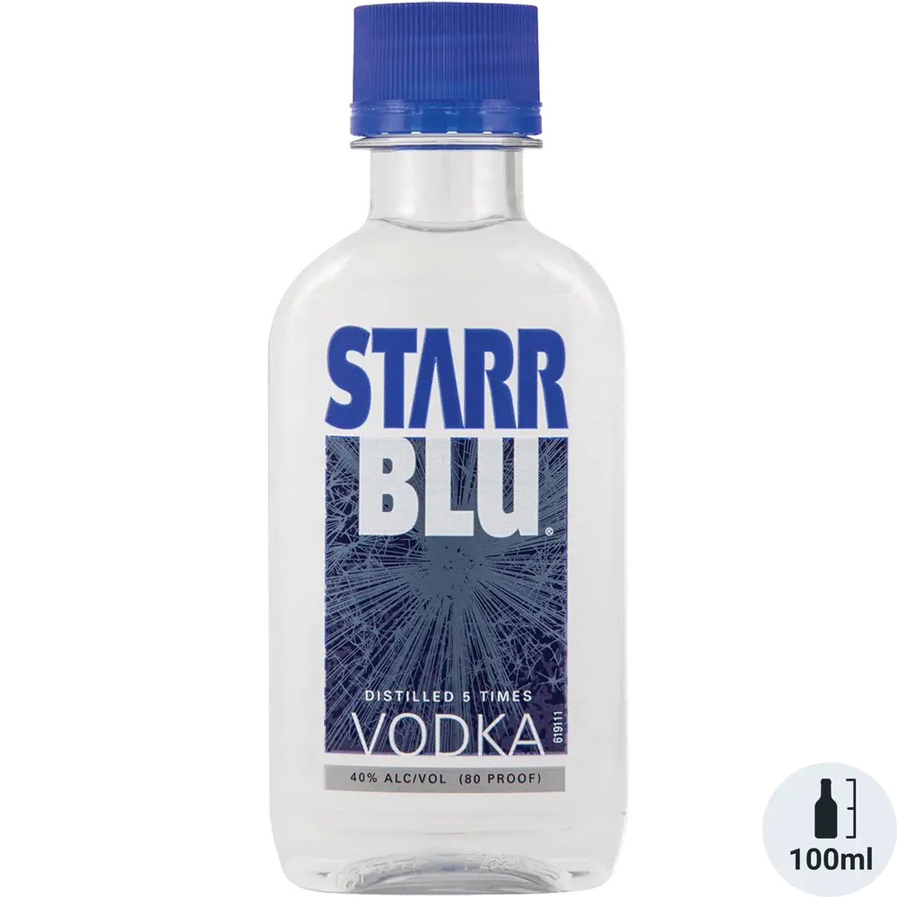 Starr Blu Vodka Plastic 100ml