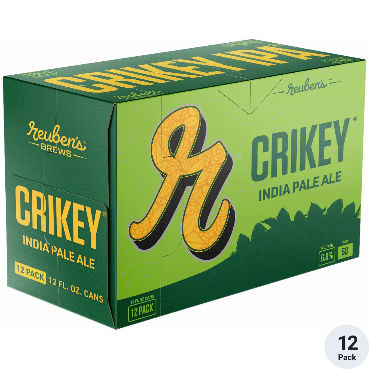 Reuben's Crikey IPA 12pk-12oz Cans