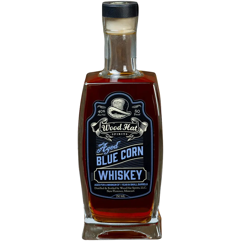 Wood Hat Aged Blue Corn Whiskey 750ml