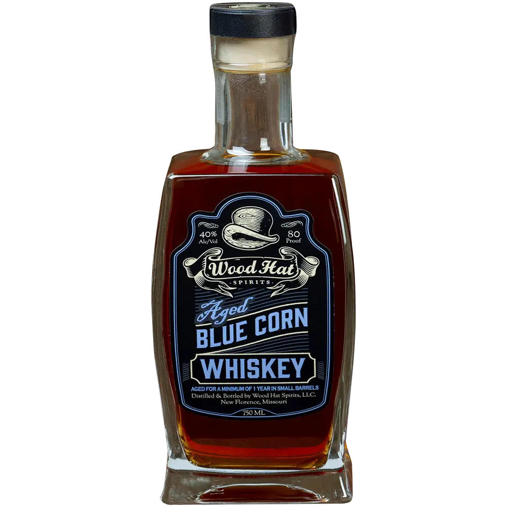 Wood Hat Red White & Blue Corn Whiskey 750ml
