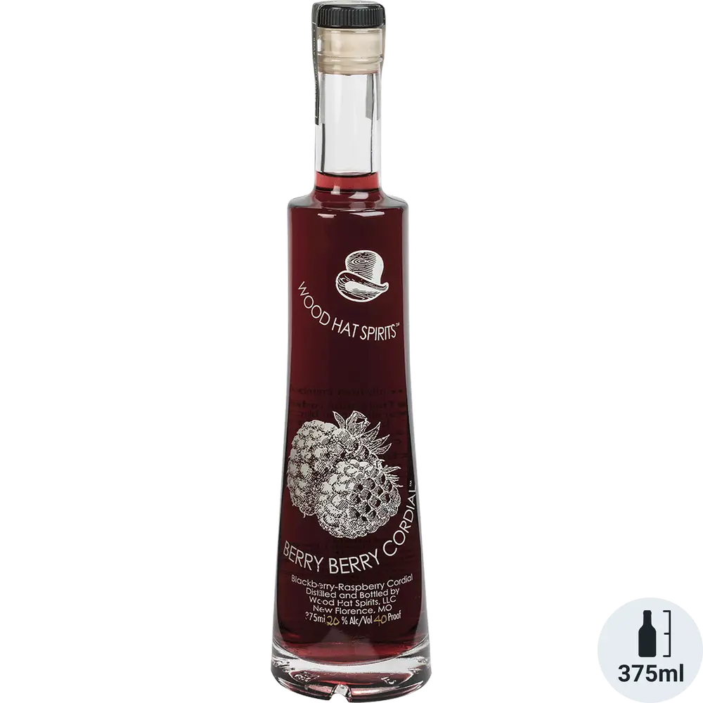 Wood Hat Berry Berry Cordial 375ml