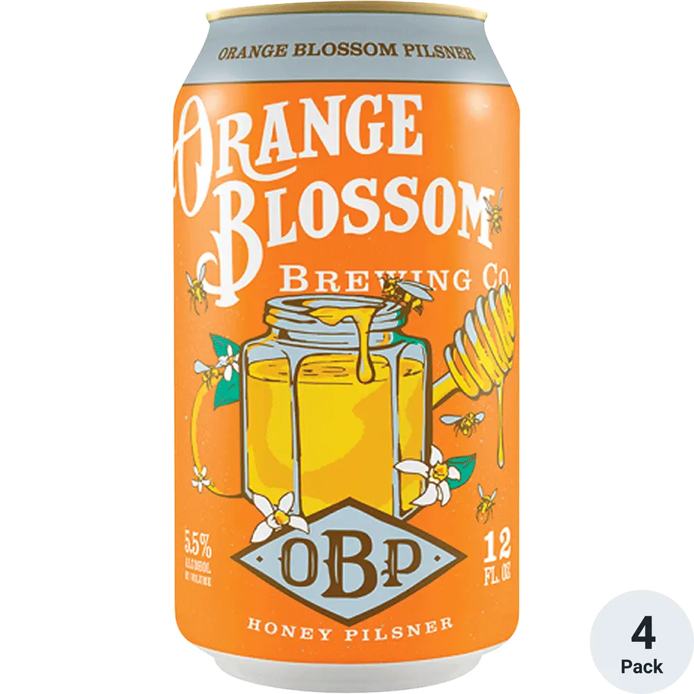 Orange Blossom Pilsner 4pk-16oz Cans