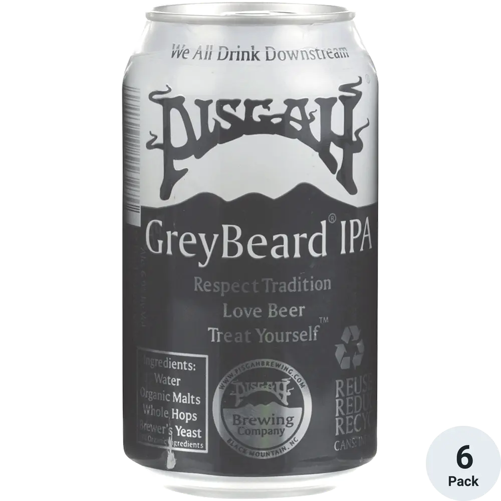 Pisgah Gray Beard IPA 6pk-12oz Cans