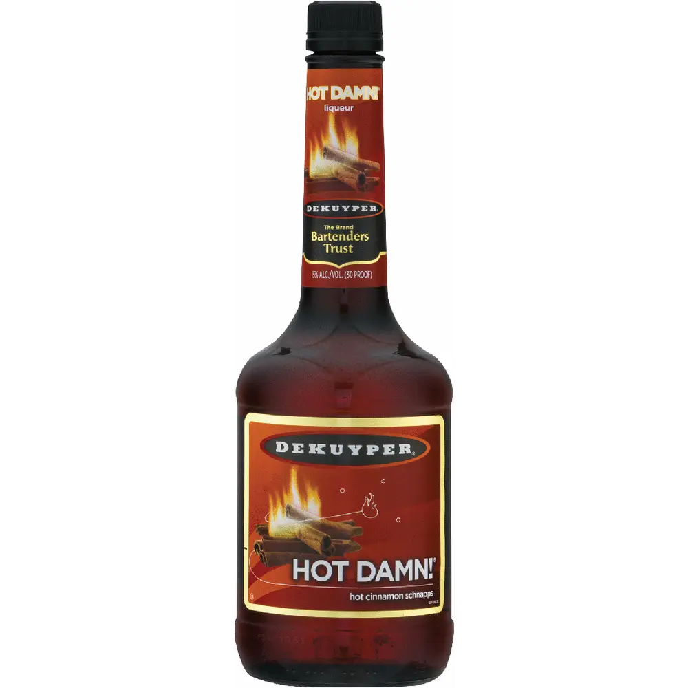DeKuyper Hot Damn! Cinnamon Schnapps Liqueur 750ml