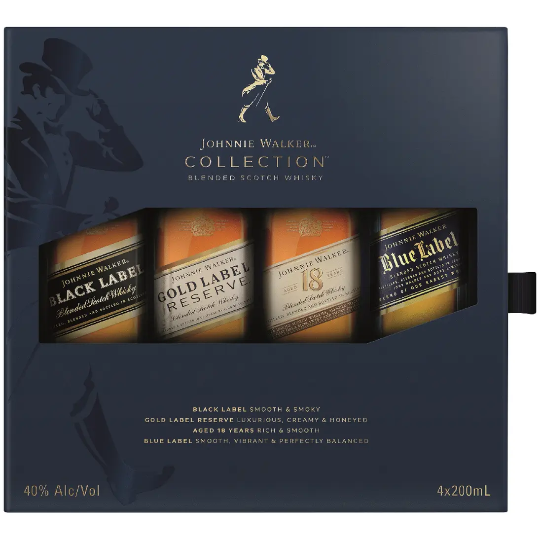 Johnnie Walker Sampler Pack Blended Scotch 4pk-200ml