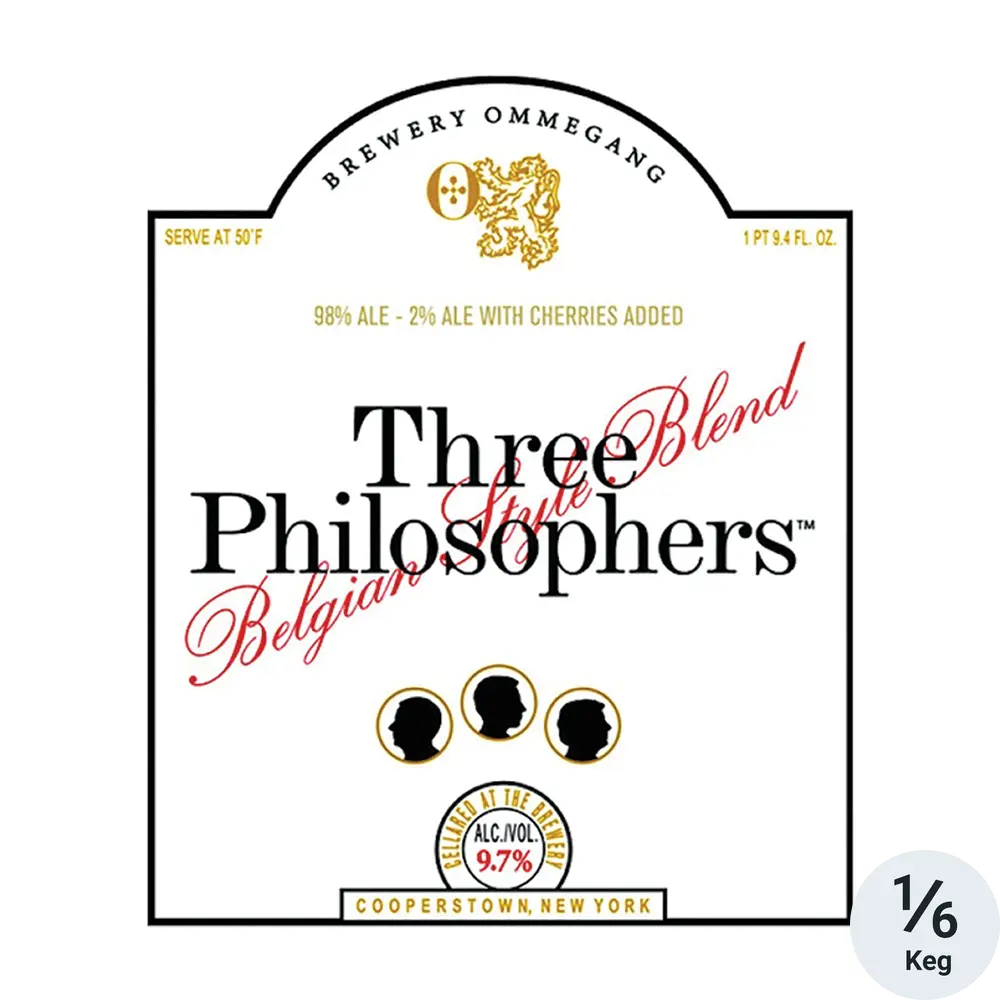 Ommegang Three Philosophers 1/6 Keg