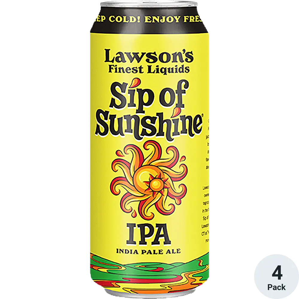 Lawson's Finest Liquids Sip of Sunshine IPA 4pk-16oz Cans