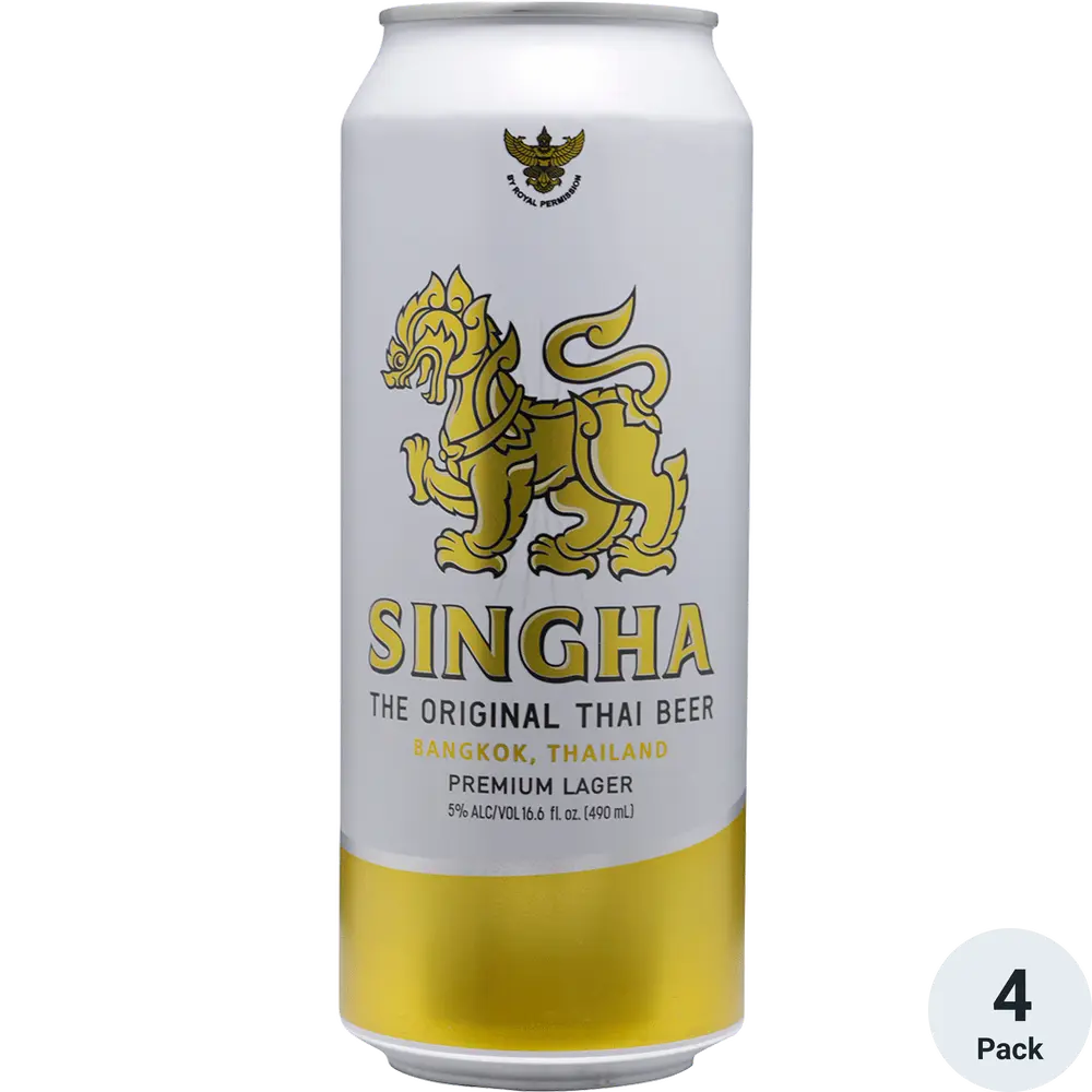 Singha (Thailand) 4pk-16oz Cans